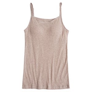 
Japanese new style cotton bra style camisole pure cotton women's underwear all-in-one non-wired bottoming shirt N26