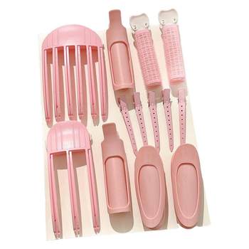 
High skull top artifact wind-plastic comb pad hair root flat head clip