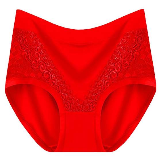 
New Modal women's underwear large size high waist breathable antibacterial middle-aged and elderly people with fat plus bigger fat mm briefs