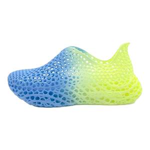
STARAY Children's Shoes Gradient Color Croc Shoes Breathable Double Piece Hollow 3D Printed Shoes