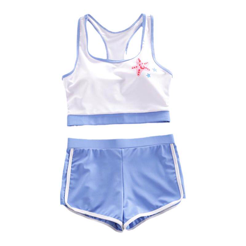 Costume Da Bagno Bambino 2 Pezzi Rosa - Sunsafe Per Spiaggia E Surf - Taglia 5-6 Anni