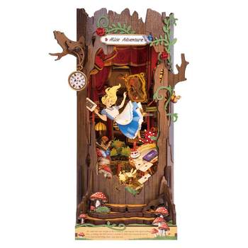If Alice falls into the wonderland wooden assembly model