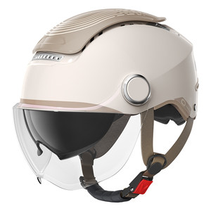 
Two Little Bees 3C Certified Electric Vehicle Helmet Women's Hair-Free Summer Sun Protection Half Helmet 2026 New Four Seasons