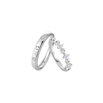 
Cardillo Love Cycle Couple Ring 925 Silver New Chinese Style National Style Ring A Pair of Birthday Gifts for Men and Women