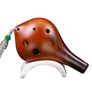 [Lin Feng] The oval six-hole AC smoked and burned 6-hole mid-tone oval C-tune oval children beginner blowing instruments