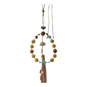 
Hangzhou Lingyin natural white bodhi lotus car pendant, high-end car pendant, girls' high-end safety pendant