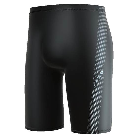 Men's professional five-point anti-embarrassment large-size swimming equipment hot spring men's swimming trunks swimming cap swimming goggles three-piece set
