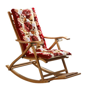 Winter GM Crystal Cushion Thicked Nicotle Cushion Cushion Vine Chair Bamboo Cjoin Folding Old Man Chair Cushion Cushion Cushion