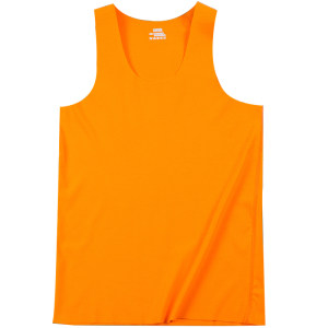 Warling Pure Cotton Vest Men's Sports Bottom Simple Circles Circles Modal Cross Board Warm Vests yellow size