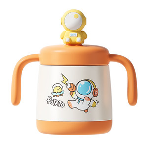 
Little Potato Baby Insulated Milk Cup Baby Learning Drinking Cup 316 Stainless Steel Children's Cartoon Bottle Anti-fall Water Cup