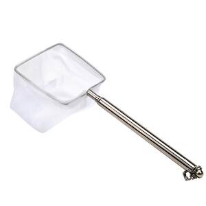 Stainless steel retractable fishing fish net fish tank fish tank fishing small 3D fishing, fish fishing net pocket network tropical ornamental fish fish fish net