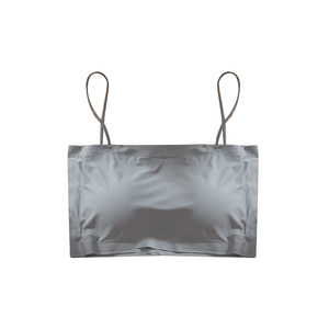 Bingshi without trace underwear Women's tube tops to light light, small vest, girl suspender, girl wrapped chest thin summer summer