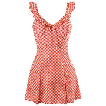 
Yimeishan one-piece swimsuit women's 2025 new hot spring beach vacation beautiful swimsuit skirt strap