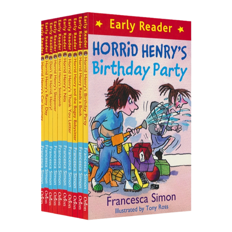 英文原版Horrid Henry Early Reader 淘氣包亨利10冊幽默爆笑故事