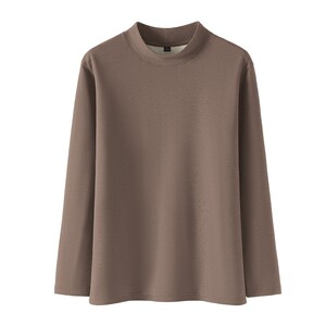 
Baleno SK Wool Silk Bottoming Shirt Men's Winter Warm Half Turtle Collar Autumn Clothes Men's Large Size Long Sleeve T-Shirt A