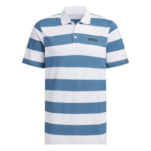 Leisure and comfort striped stripes lapel short -sleeved POLO shirt Men's summer adidas Adidas official light exercise
