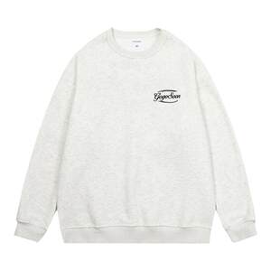 
GOGOSOON men's sweatshirt round neck spring and autumn new style hoodless American long-sleeved inner layered high-end pullover top thin section