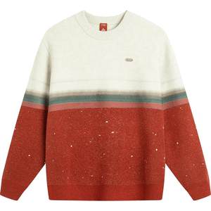 Xiao Zhan's same Li Ning Chinese Culture Series Forbidden City co-branded knitted sweater for men and women 25 winter sports sweaters