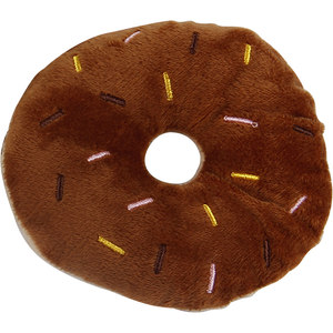 
Pet toys to relieve boredom plush donuts dogs make vocals resistant to biting Teddy teeth grinding cat cute Doraemon