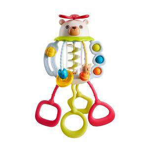 
babycare rattle baby pumping toy 3-6 months newborn lesbian can nibble baby small month old