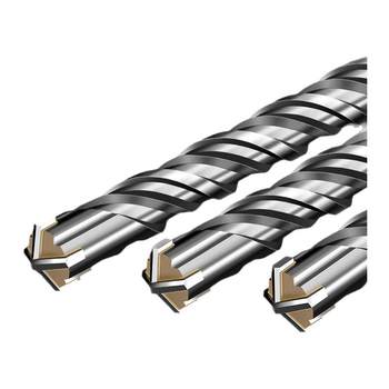 
Cross-impact drill bit electric hammer concrete round handle