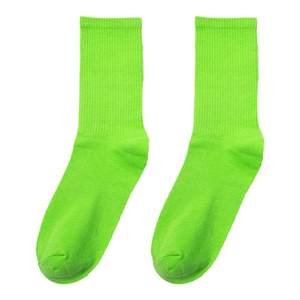 
Colorful socks women's mid-calf thin ins dopamine stockings candy-colored autumn and winter pure cotton fluorescent sports long-tube women's style