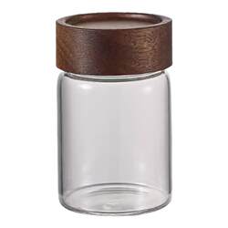 Wenwan glass bottle small agarwood fragrance bracelet storage jar coffee bean sealed jar food grade mini tea jar