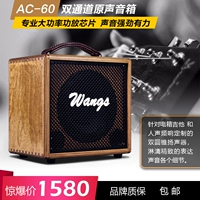 Biyang Wangs Ac60 Электрическая коробка для фортепианного логотипа Гитара Бенестор Мандарин Поет мини -динамики звучит высокая мощность