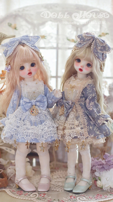 taobao agent [Blue Moon's Doll House] Baby clothes 1/6 six points GL5 points BJD dress/YOSD/card meat falling snow fragrance