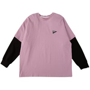 
PP Planet Children's Clothing Original Children's Fake Two-Piece Long Sleeve T-shirt Spring and Autumn New Style Boys and Girls Casual Sweatshirt T