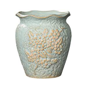 Polychide pot special price old village ceramic large clearing meat plant strawberry seedlings large -diameter coarse pottery retro basin breathable