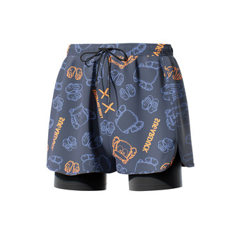 New style of swimming trunks for men's teenagers' anti-exposure three-dimensional pants