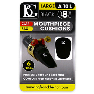 BG saxophone cushion black tube in the middle of the sound of Sax flute metal tooth cushion black transparent teeth single scretching accessories