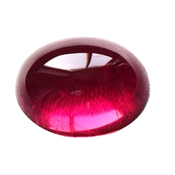 Pigeon Blood Ruby ​​oval Bare Stone Red Corundum Ruby5# Ring Earring Pendant Diy Uninlaid Jewelry Stone