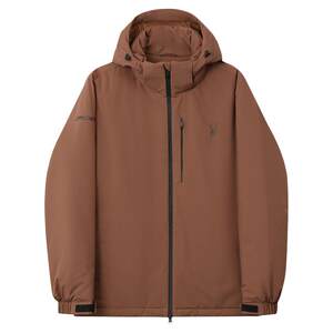 
SPYDER spider autumn and winter men's windproof and waterproof wear-resistant short 3L hooded cotton jacket sports jacket 25EF247M