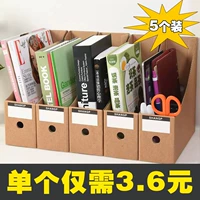 5 Официальные ящики для хранения файлов на рабочем столе разделены с помощью артефактной бумажной книги Cowhide