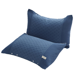 A Pair Of Pure Cotton Pillow Covers, Sweat-absorbent Gauze Pillow Covers, Can Be Fixed With Half-wrapped Snaps, Non-slip And Non-falling Cover Towels