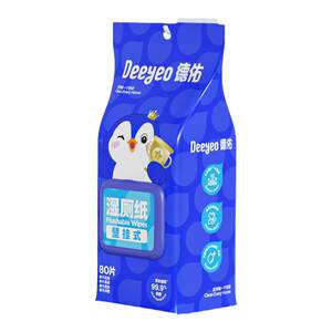 
Deyou wall-mounted wet toilet paper family affordable women's toilet wipes pregnant women's special toilet hanging wet wipes