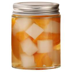 Aluminum lid honey bottle glass snack sealed jar pickle jar