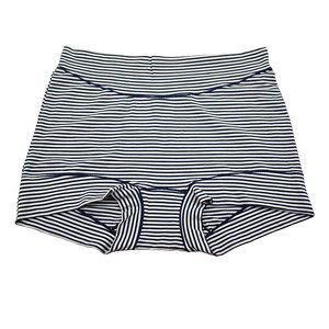 3 packed Daisi Girl underwear ladies medium high waist flat pants shorts, Modal classic stripes comfortable and breathable