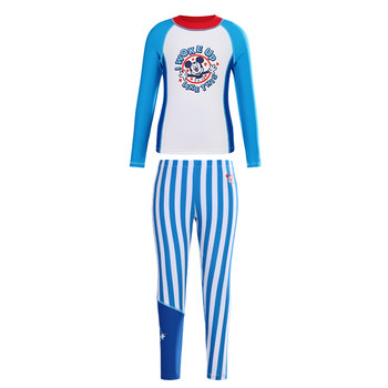 
Disney Mickey Swimsuit Boy Split Long Sleeve Sun Protection