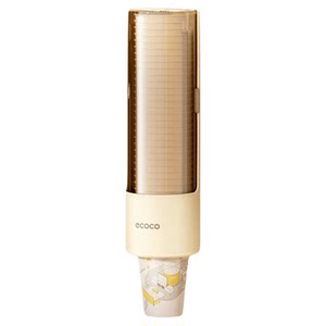 
Icoco disposable cup cup dispenser water dispenser water cup holder wall hanging punch-free storage paper cup cup holder