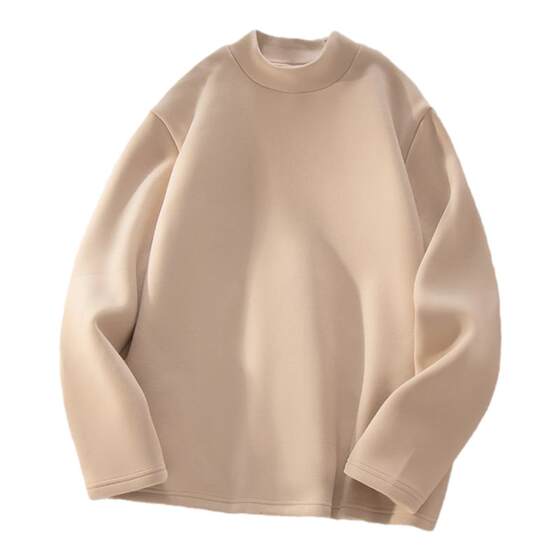 
Flying in the snow imitation German velvet bottoming shirt men's winter men's brushed top plus velvet thickened inner long-sleeved T-shirt PCD