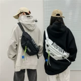 Tide, мужская нагрудная сумка, вместительный и большой трендовый рюкзак, сумка на одно плечо, японская сумка через плечо, поясная сумка для отдыха