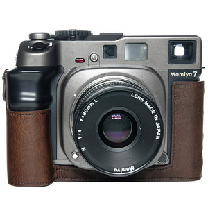 
Genuine leather MAMIYA 7ii 7 camera bag 6 6MF leather case Medium format film machine protective cover handmade