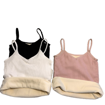 Velvet thickened vest suspender slim fit