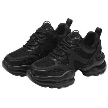 
Zhao Lusi Xu Yan same style 73hours women's shoes coconut milk jelly casual sports shoes black thick sole dad shoes for women