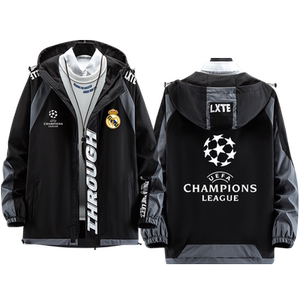 
Champions League Real Madrid winning jacket men's jersey training suit Barcelona football Milan sports uniform custom team uniform