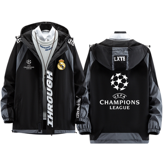 
Champions League Real Madrid winning jacket men's jersey training suit Barcelona football Milan sports uniform custom team uniform