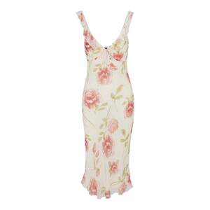 
RealisationPar Dress Sweet Printed Silk V-neck Mid-length Dress The Gemma